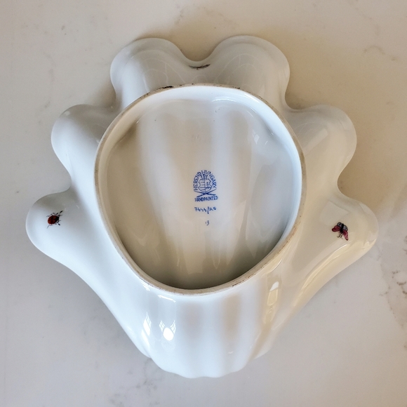 *SOLD* Herend Rothschild Bird Shell & Ring Dish - Picture 9 of 11
